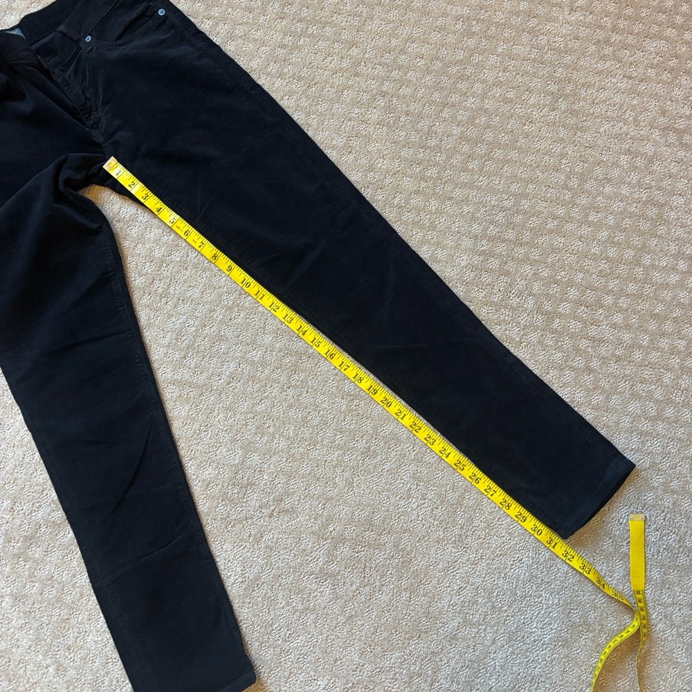 Citizens of Humanity Black Corduroy Skinny Leg Jeans - Picture 5 of 10